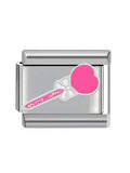 Pink Wand Charm