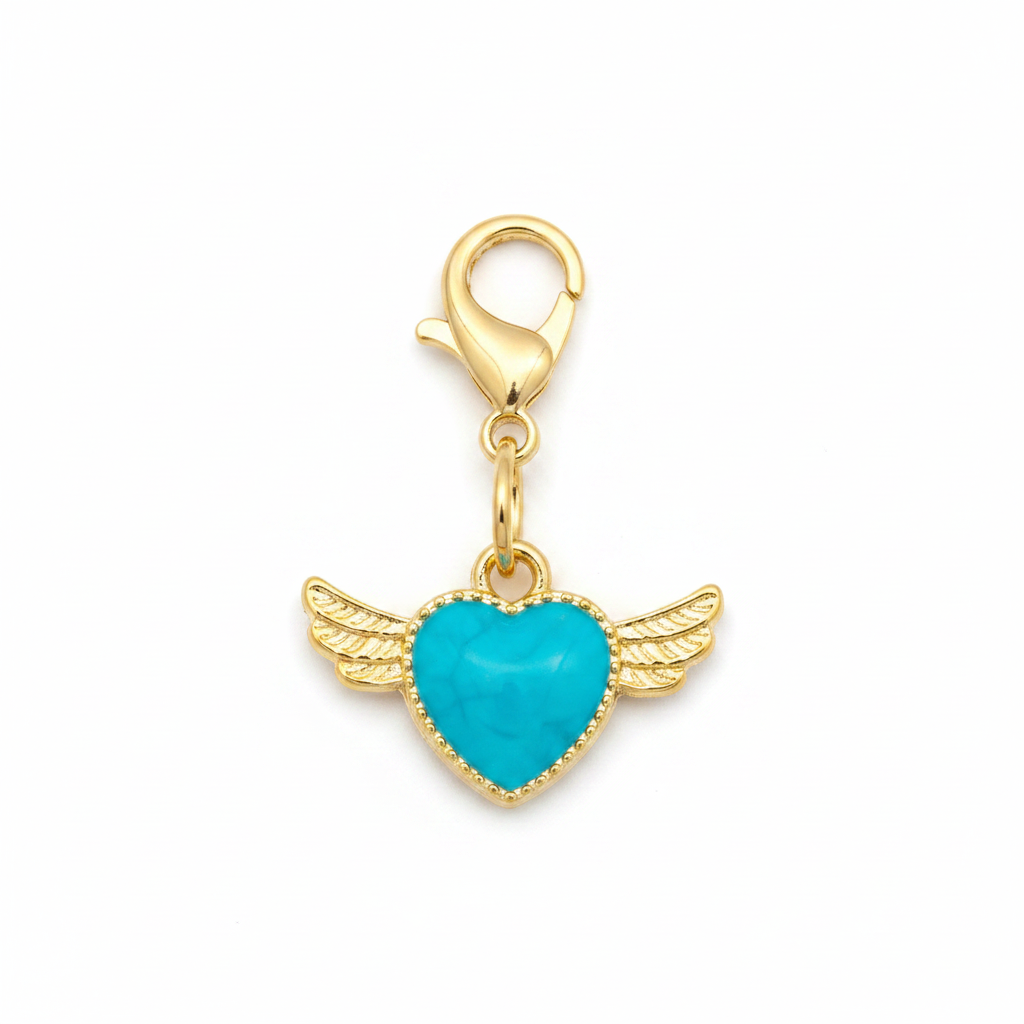 Blue Heart Wings