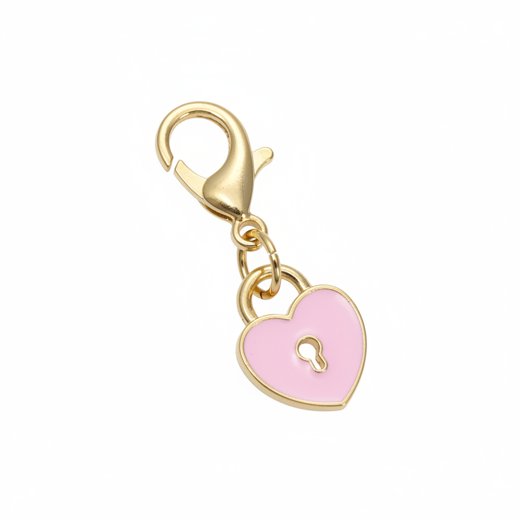 Pink Lock Heart