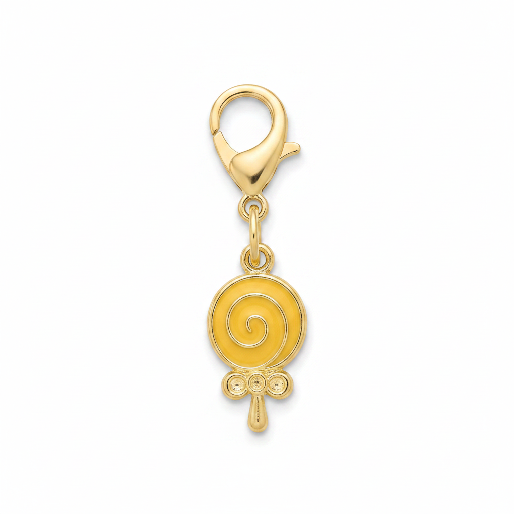 Yellow Lollipop Candy