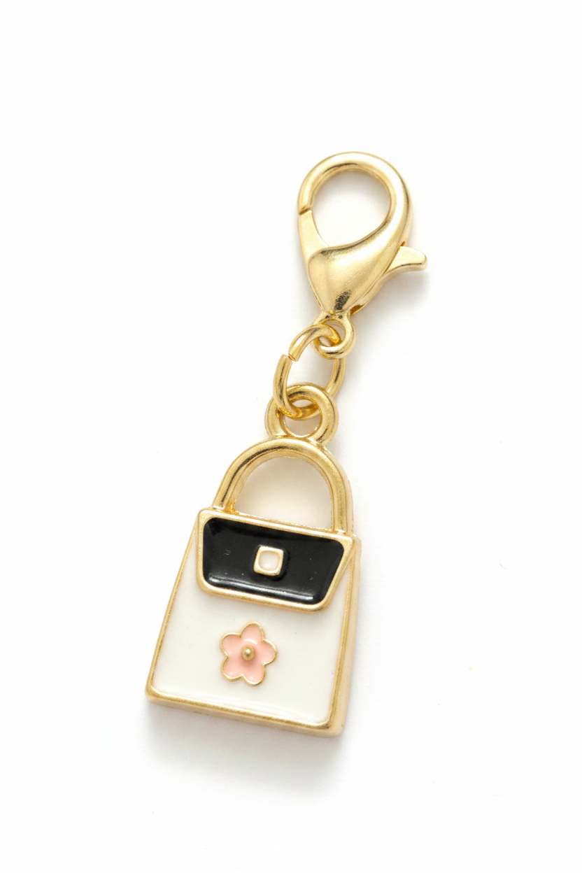 White Flower Purse
